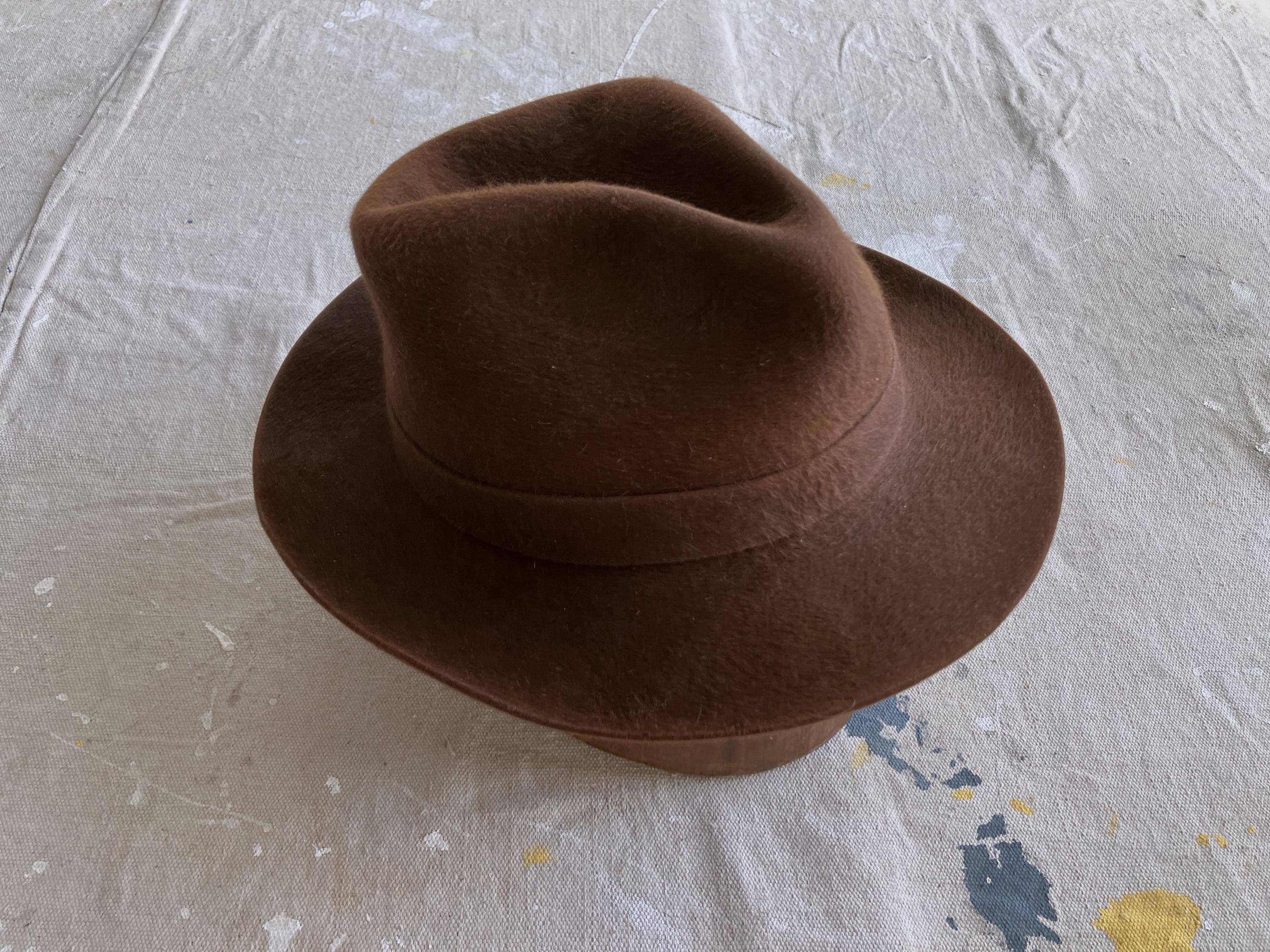 Chapeau Cowboy Stetson 5x Castor Marron - Taille 6 7/8 - Western USA