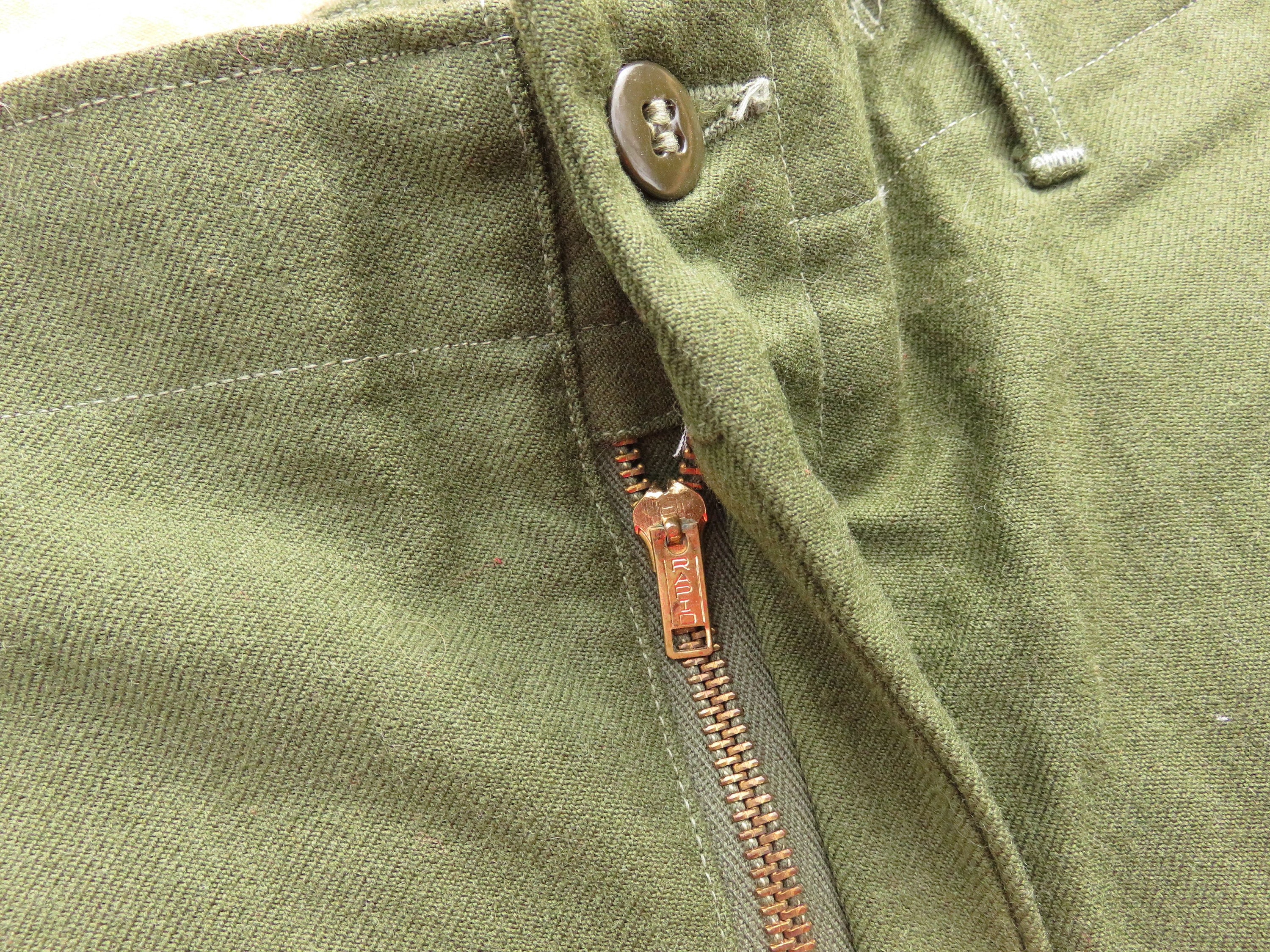 35 X 26 50s US Army Wool Field Trousers / M-1951, M51 M-51