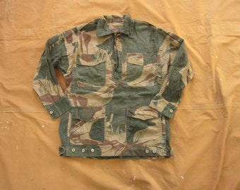 Small / Medium 70s Pakistani Military Cotton Camouflage Jacket