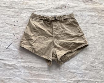 パンツ 1940s Canadian army short pants Vintage 1940s US Army Green Military Shorts – ThisBlueBird
