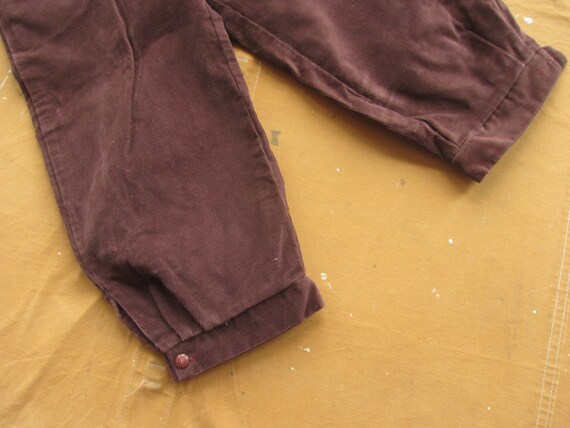 26 Waist 60s Corduroy Jodhpur Style Pants / 1960s… - image 7