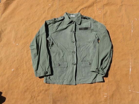 Medium / Large 60s Women's US Army Ripstop Jungle… - image 1