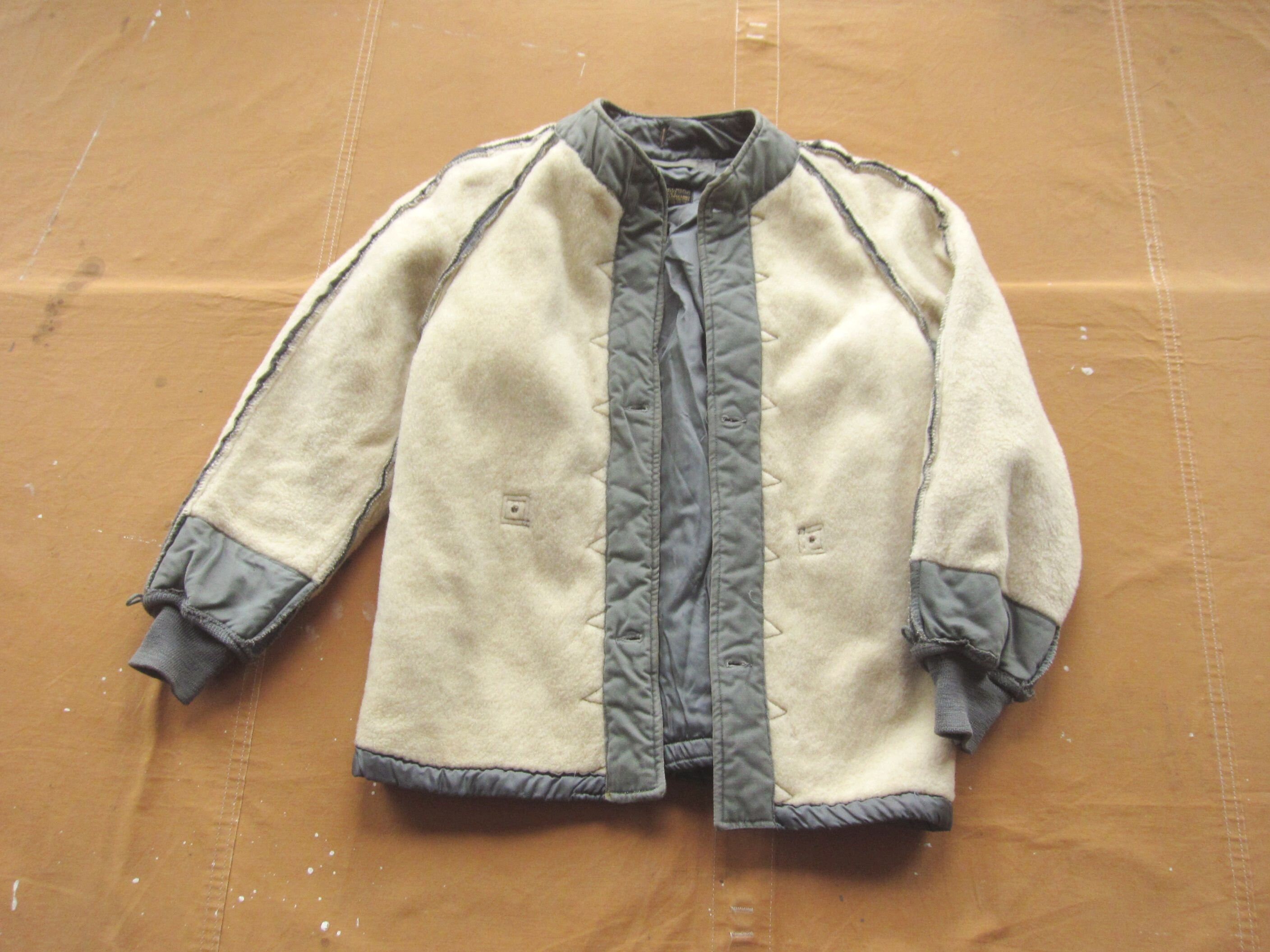 Large 50s US Air Force Pile Jacket Liner / Wool Cotton Army - Etsy