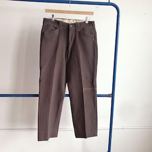 34 x 31 20s / 30s Pendleton Plaid Wool Trousers / Men's Antique Pants 1920s 1930s