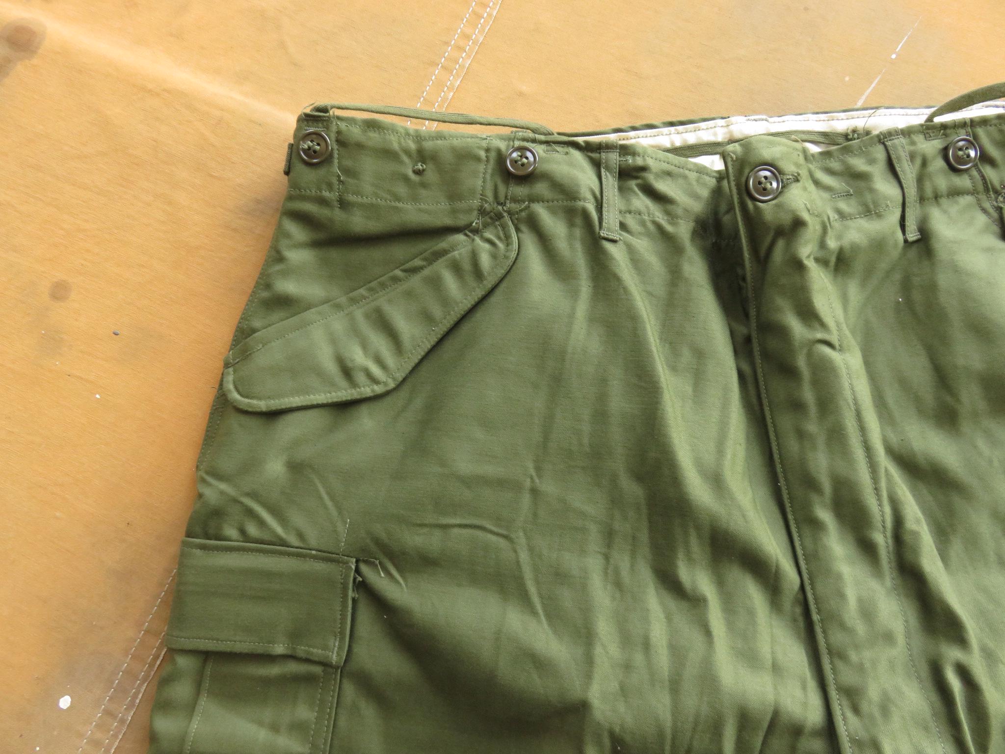 XL / 39 to 43 Waist 50s US Army M-51 Cargo Pants / Field
