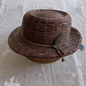 Straw Hat Men Antique Italy - Etsy display picture 1