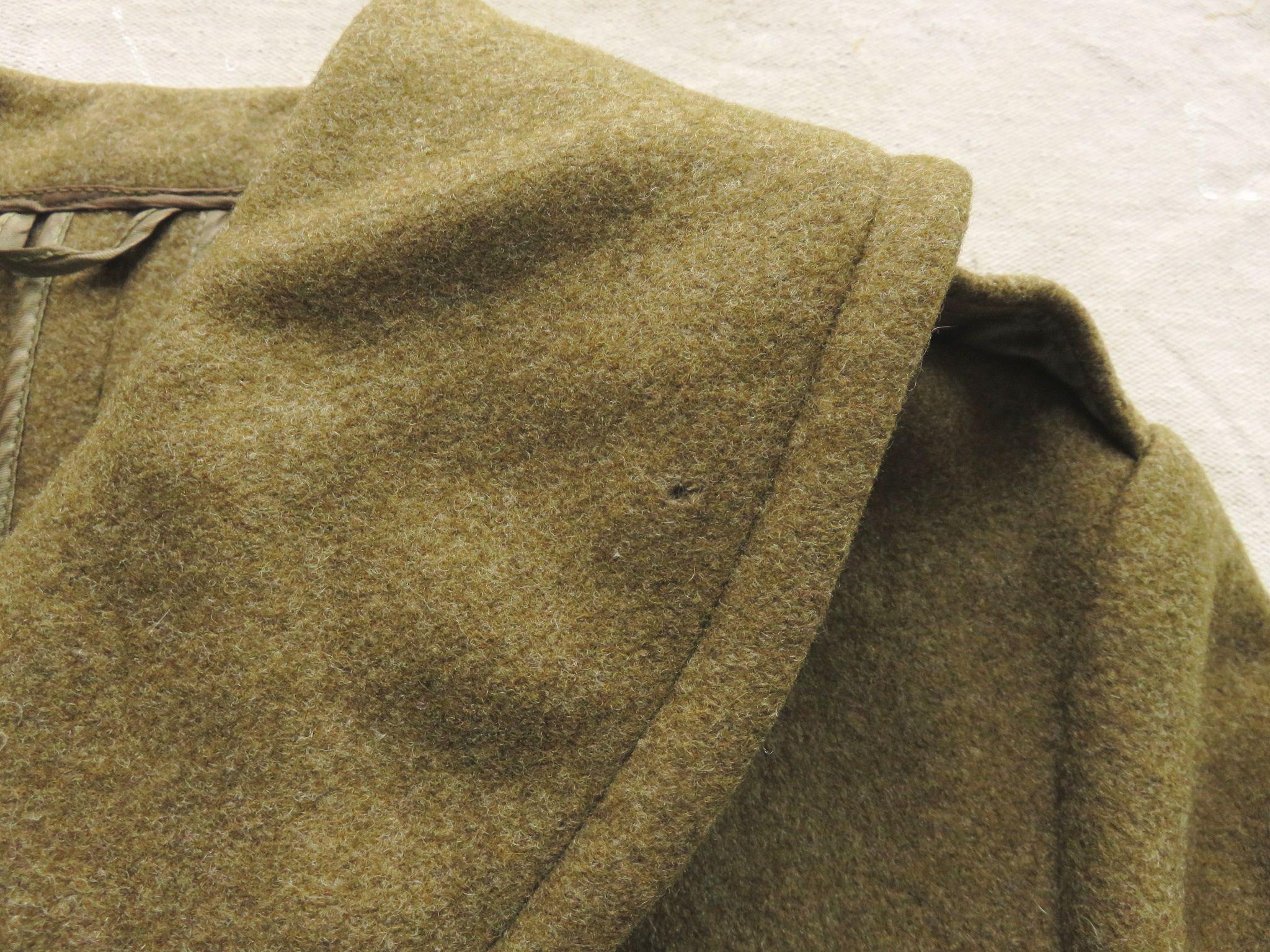 Veste Militaire PIKO à Col Châle - Couleur Olive, Taille S Pour Femme, Occasion Très Bon état