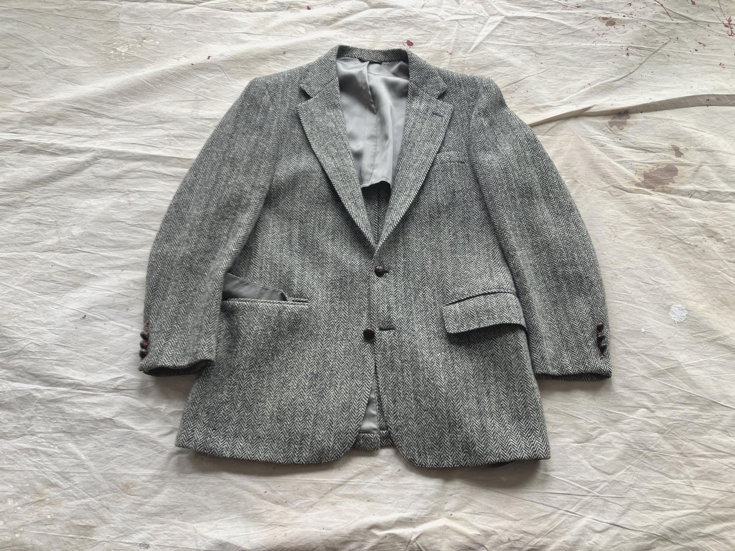 Homme Plus Comme Des Garçons Homme Tweed Jacket Homme Harris Tweed