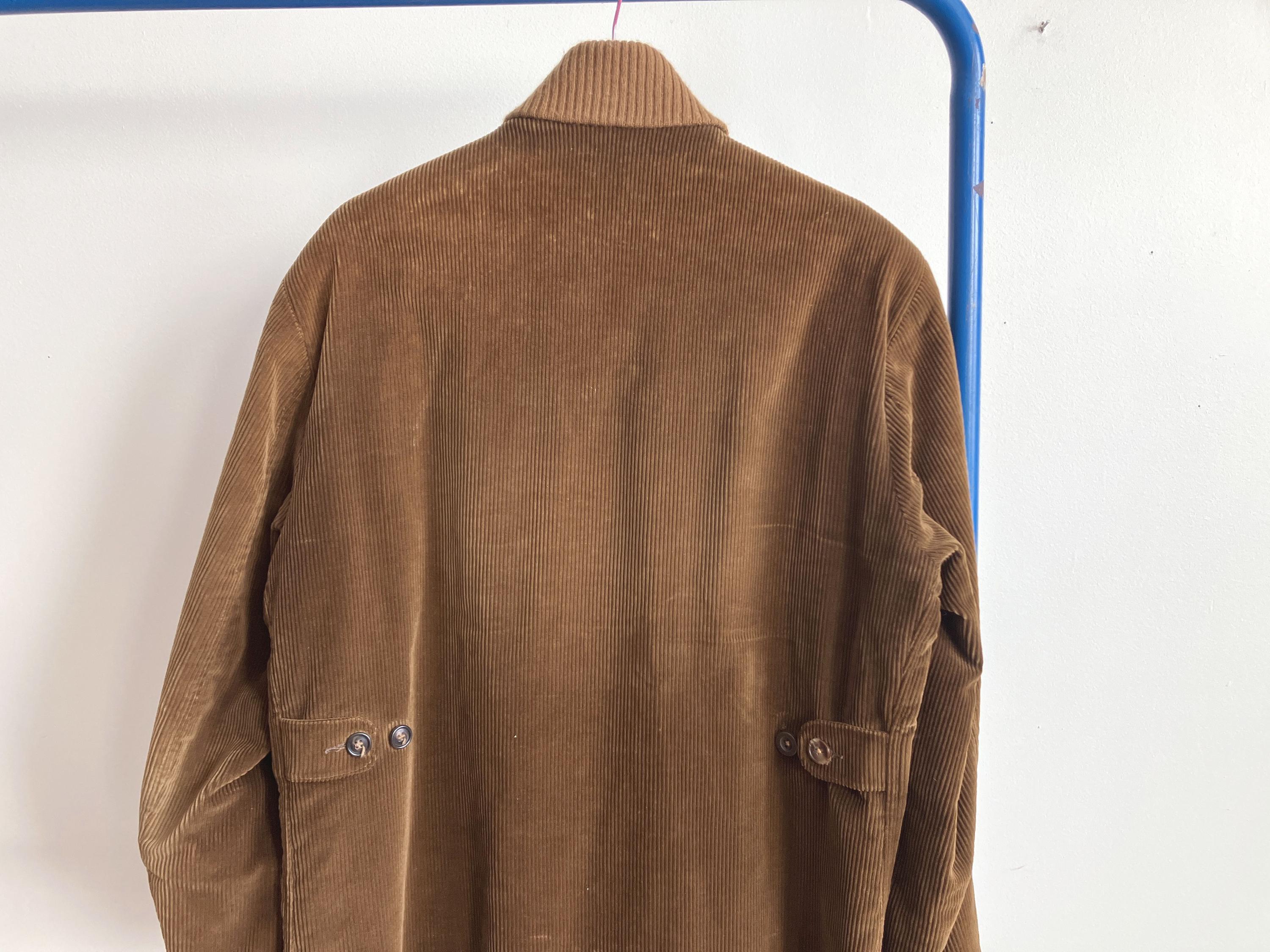 Large 60s Lakeland Corduroy Car Coat / Pharaoh Clicker Jacket