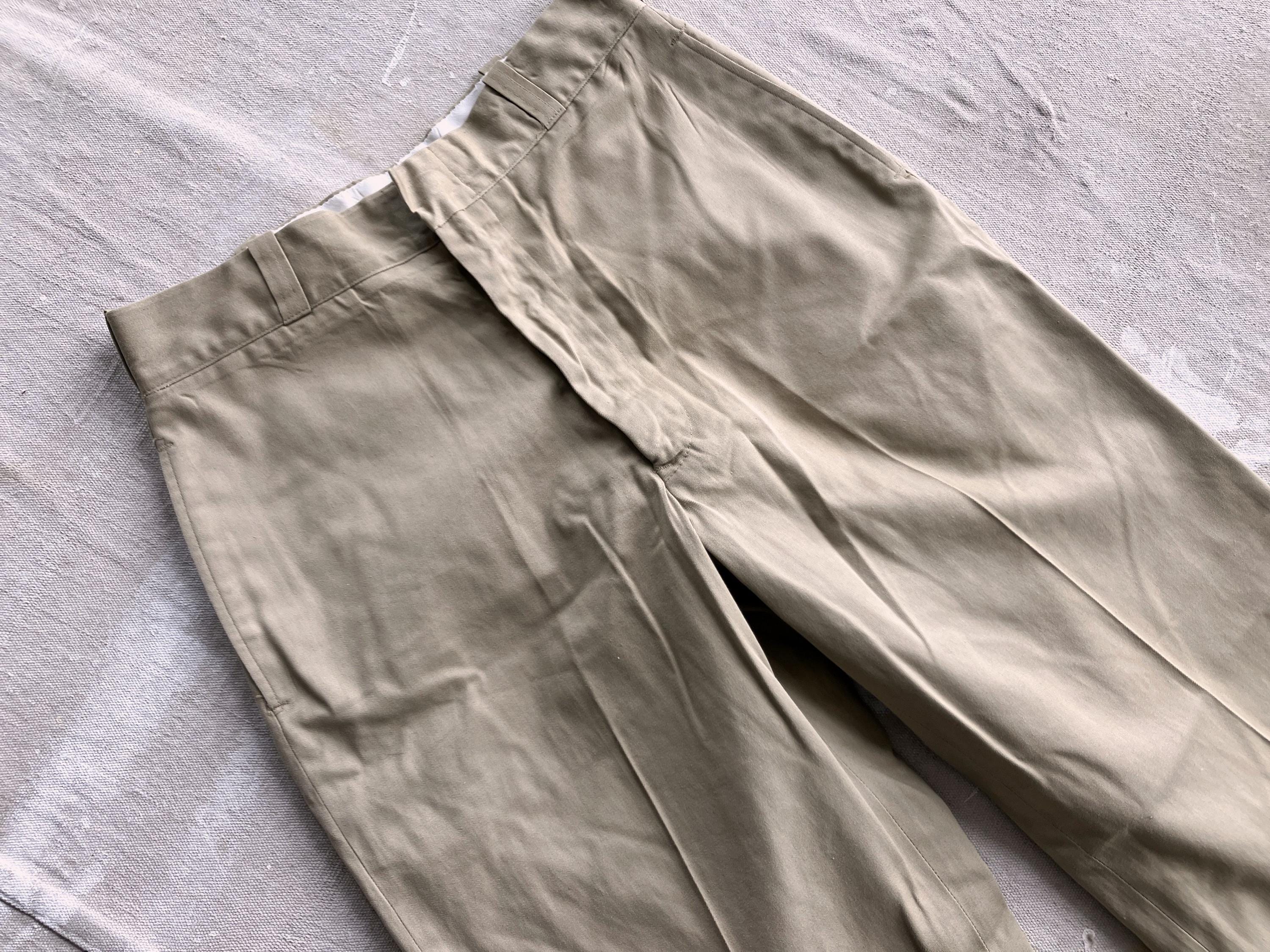 28 Waist 60s Military Chinos / XS Small Pants Army Military