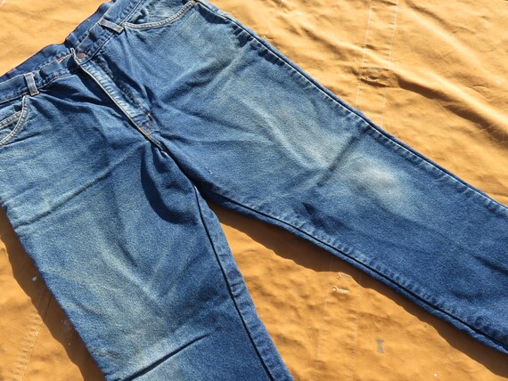 38 X 31 80s Dickies Flannel Lined Jeans 