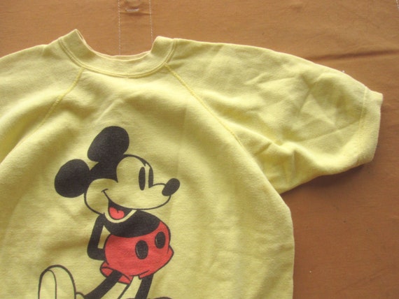 XS / Small 60s / 70s Mickey Mouse Short Sleeve Sw… - image 2