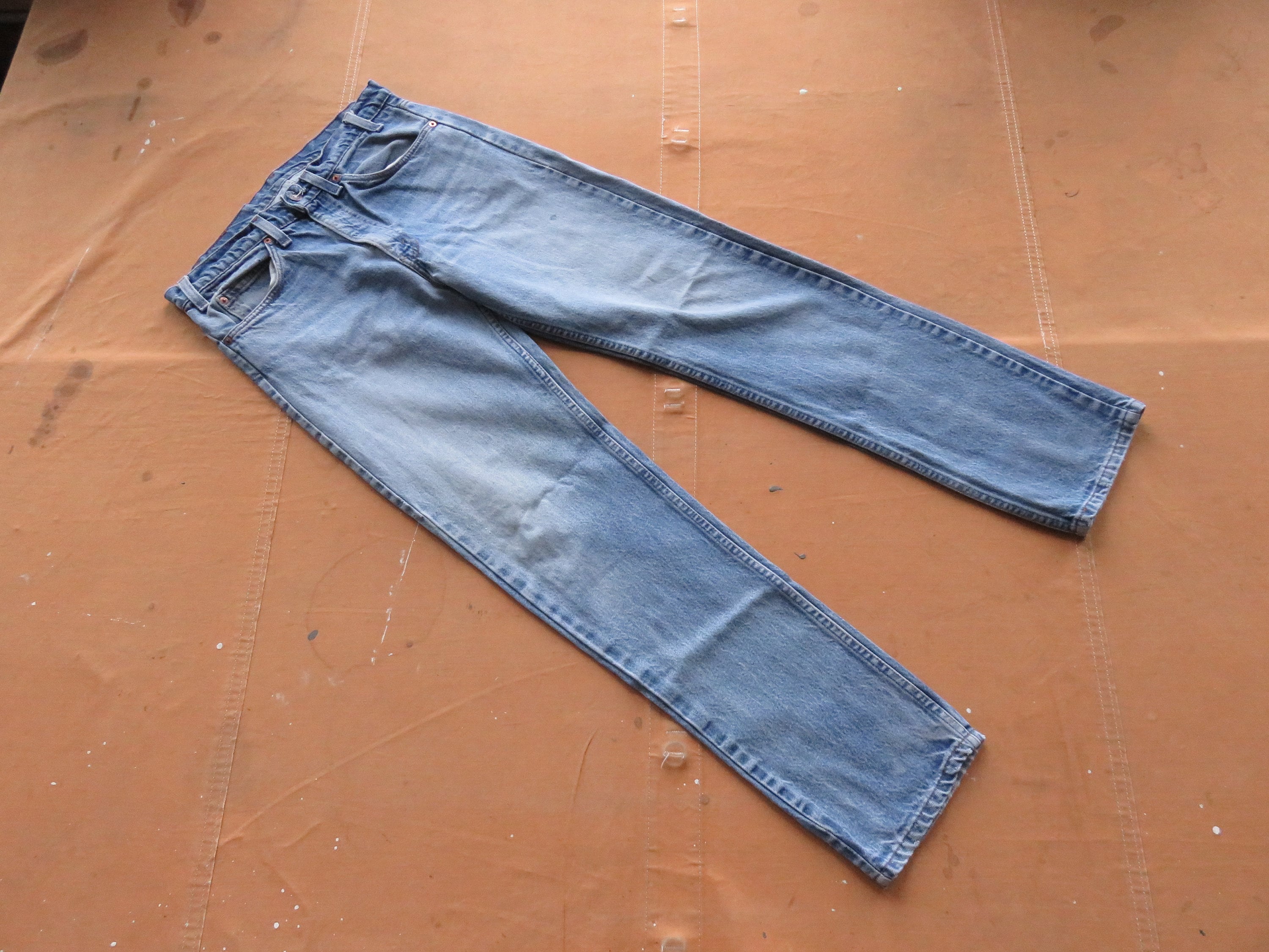 33 X 32 80s Levis 505 Frayed & Faded Jeans / Distressed 1980s Orange Tab  Levis Small Medium - Etsy