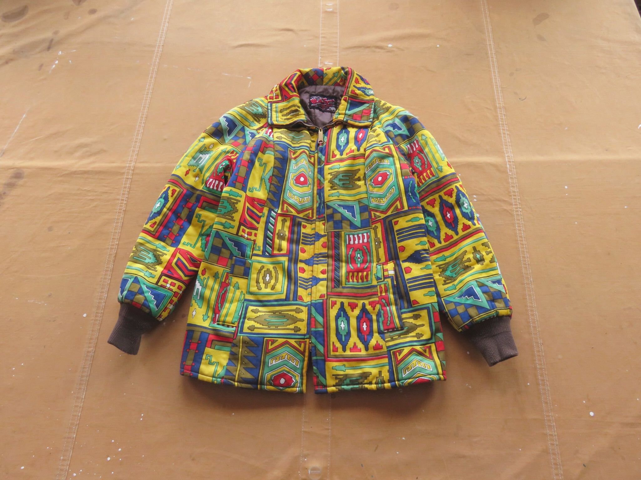 60s sportswear crazy pattern footballtee 1960s Womens Sports Separates: Beach Dress or Smock and Shorts