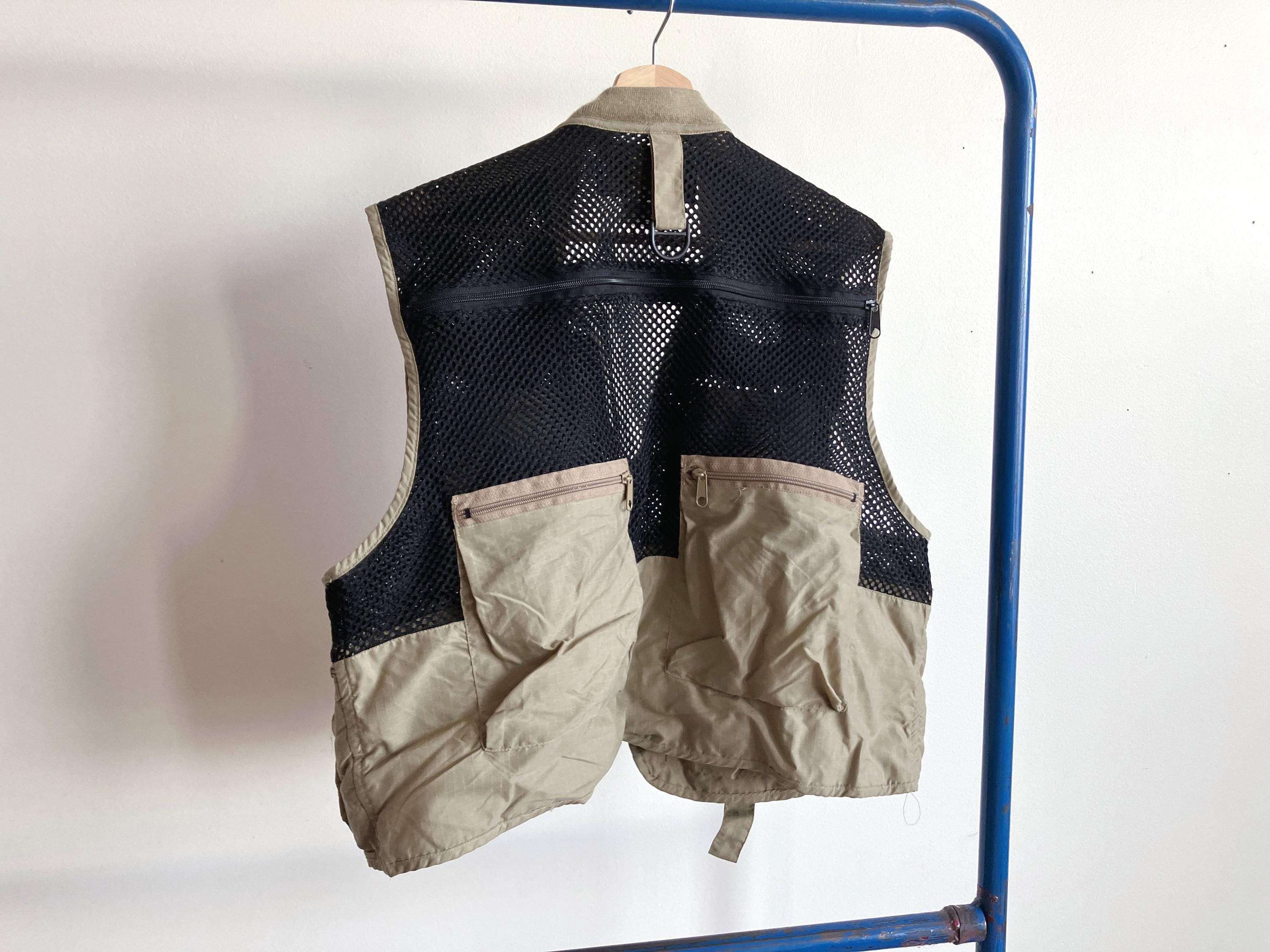 Gilet de pêche à la mouche vintage Arapaho poches utilitaire homme