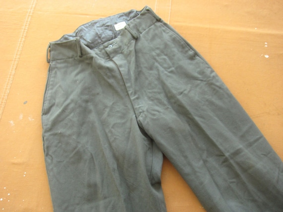 50s Whip Cord Wool Gabardine slacks