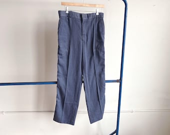 35 Waist 80s Mailman Uniform Pants / Striped Postal Service Trousers USPS 3