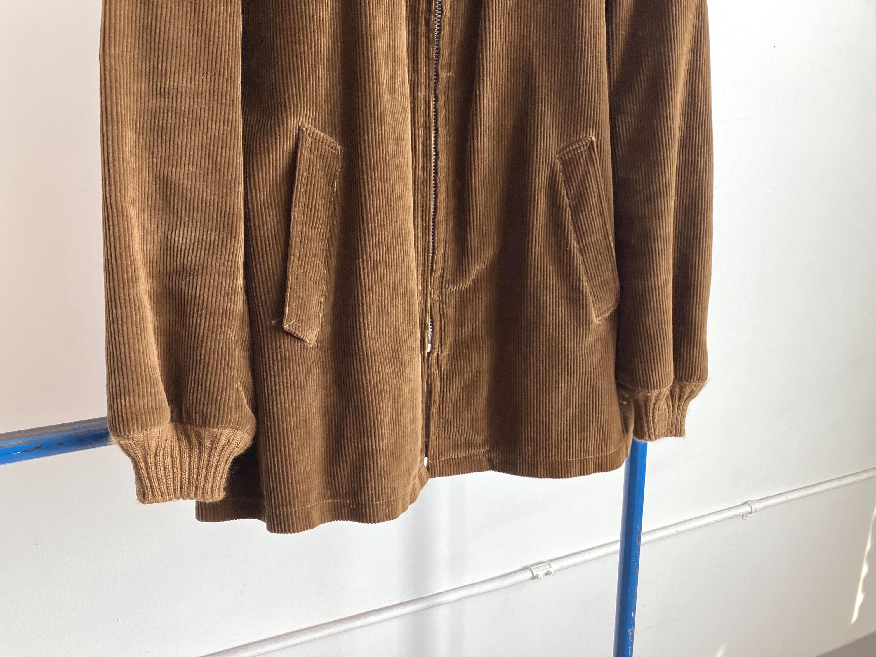 Large 60s Lakeland Corduroy Car Coat / Pharaoh Clicker Jacket