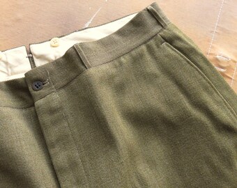 パンツ 40s 50s euro Whipcord Trousers SALE*** 1940-50's Whipcord Trousers, SPORT TOGS, Seattle