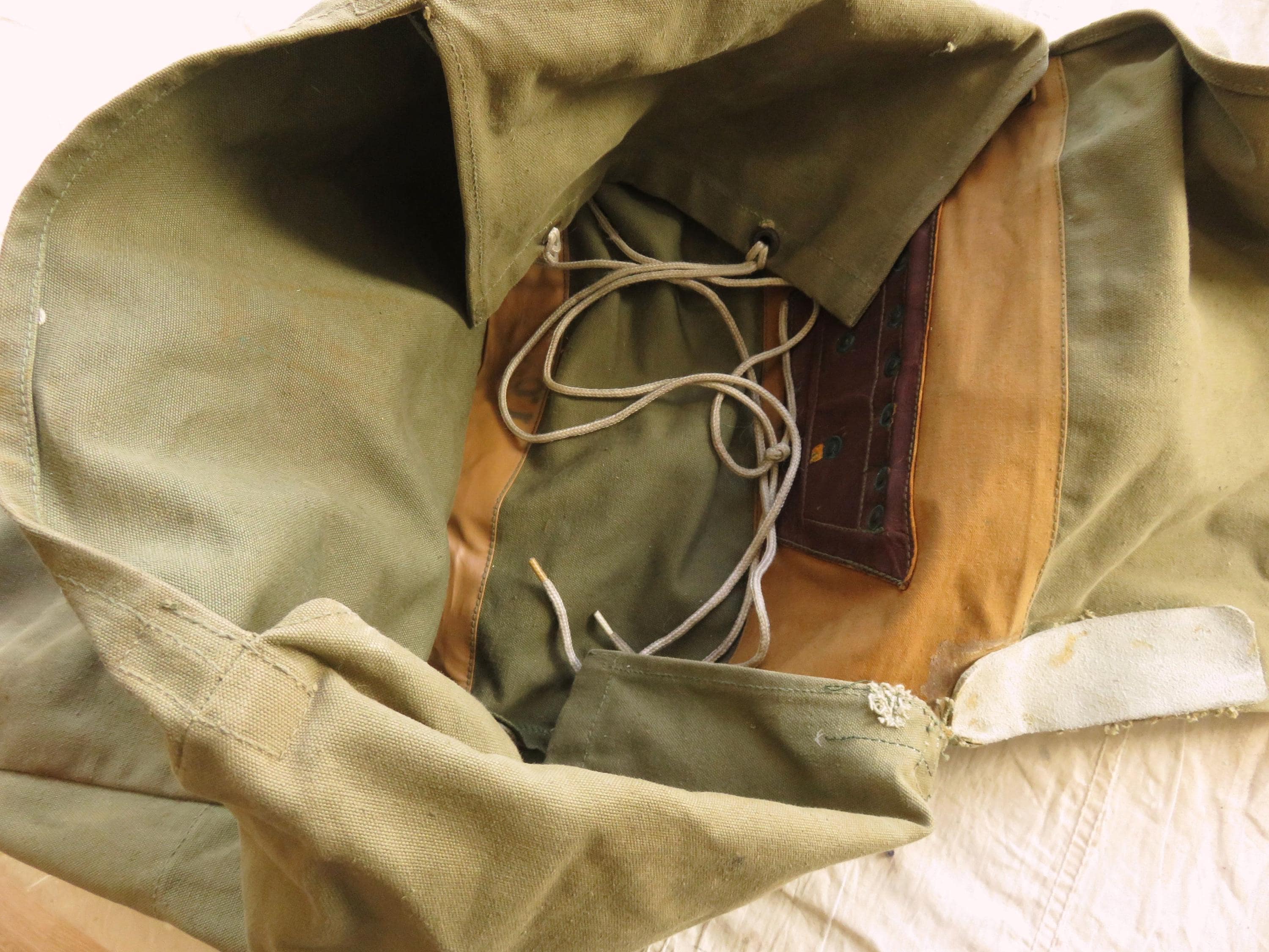 Vintage 40s / 50s Monarch Duluth Food Pack / Heavy Duty Rugged Canvas ...