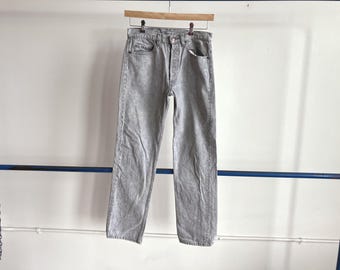 W32 L30 Levis 517 Bootcut Vintage Dark Faded Blue 517s Made in 90s