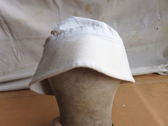 XS / Small 50s US Navy White Cotton Bucket Hat / … - image 8