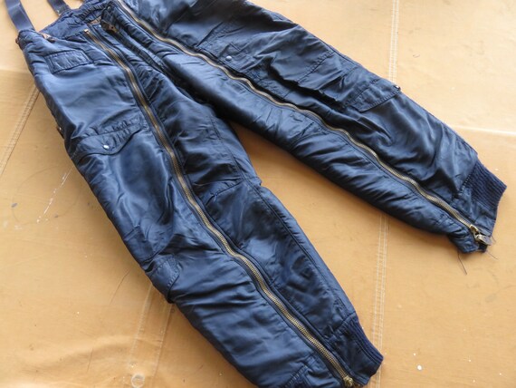 Large / Size 36 50s US Air Force D-1A Blue Nylon … - image 3