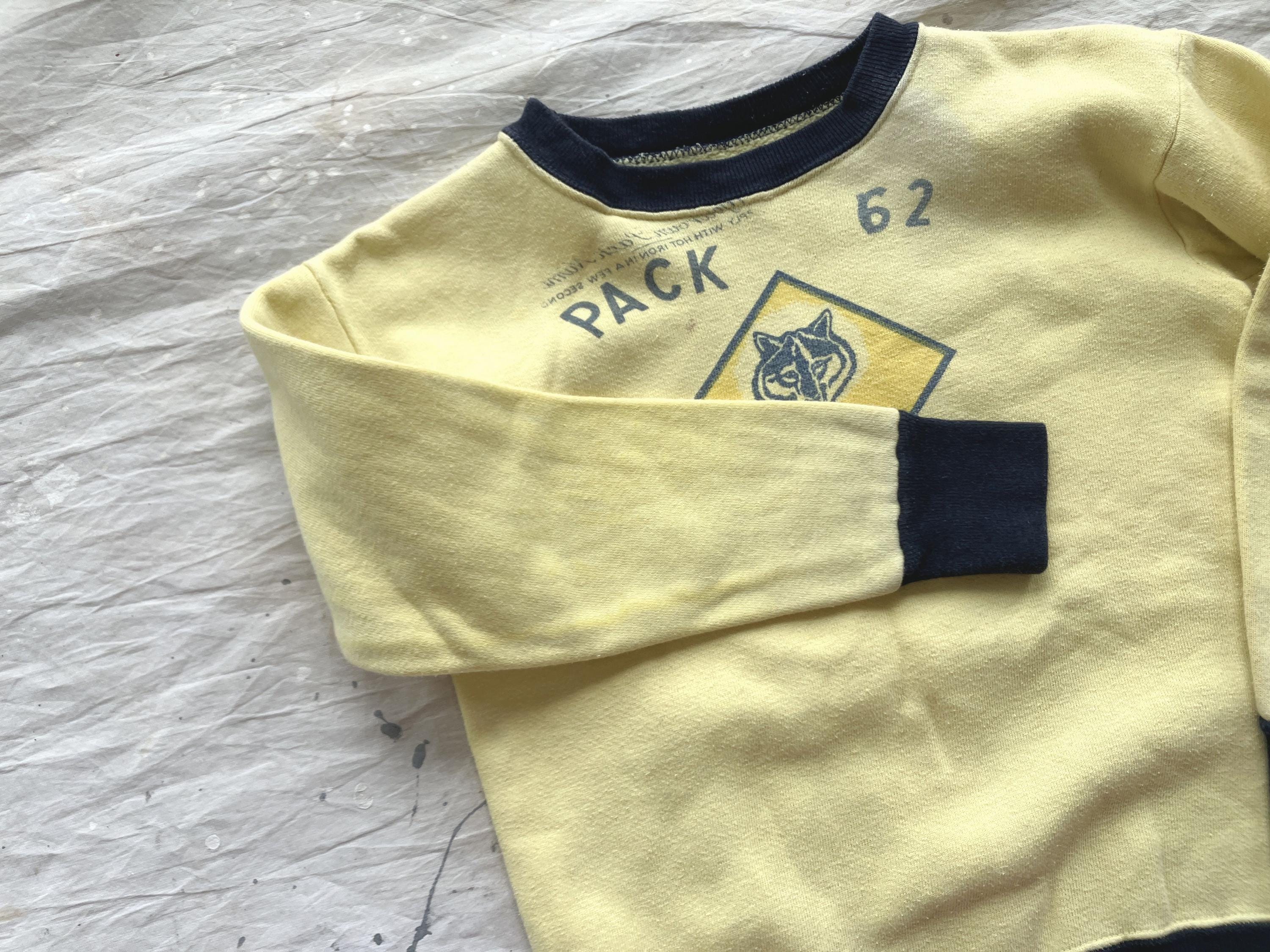 XXS / XS 60年代 コットン ボーイスカウト ツートン スウェットシャツ