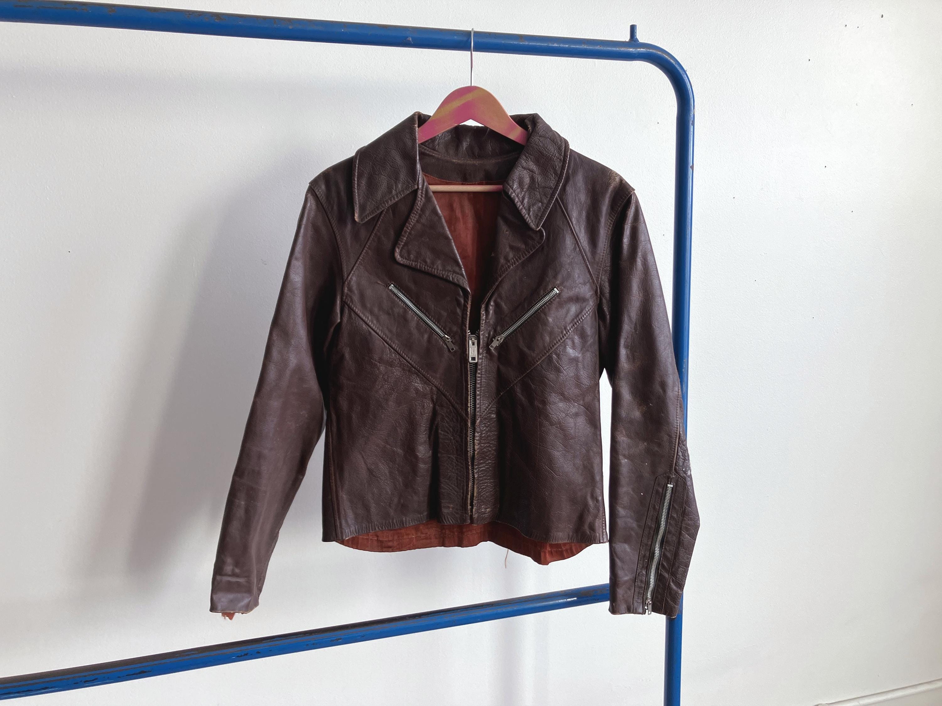 East West Leather Jackets - Etsy