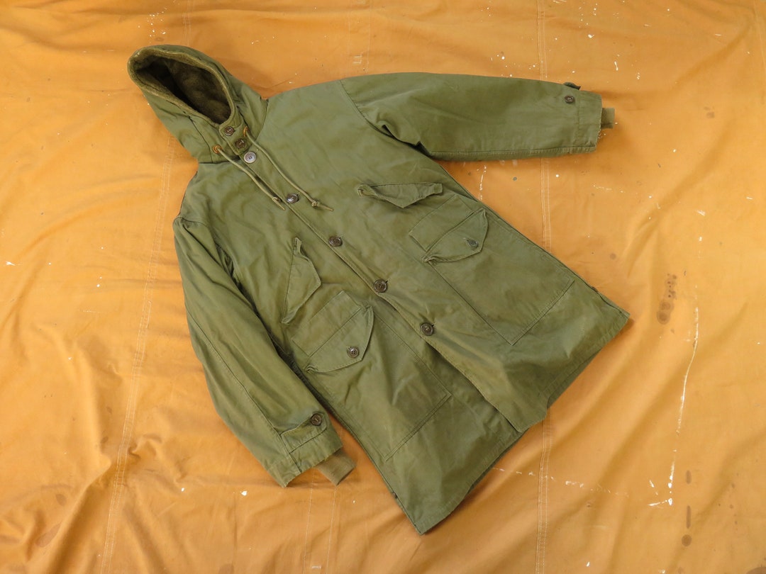 Small 40s US Army M-47 Cold Weather Parka / 1940s Military - Etsy