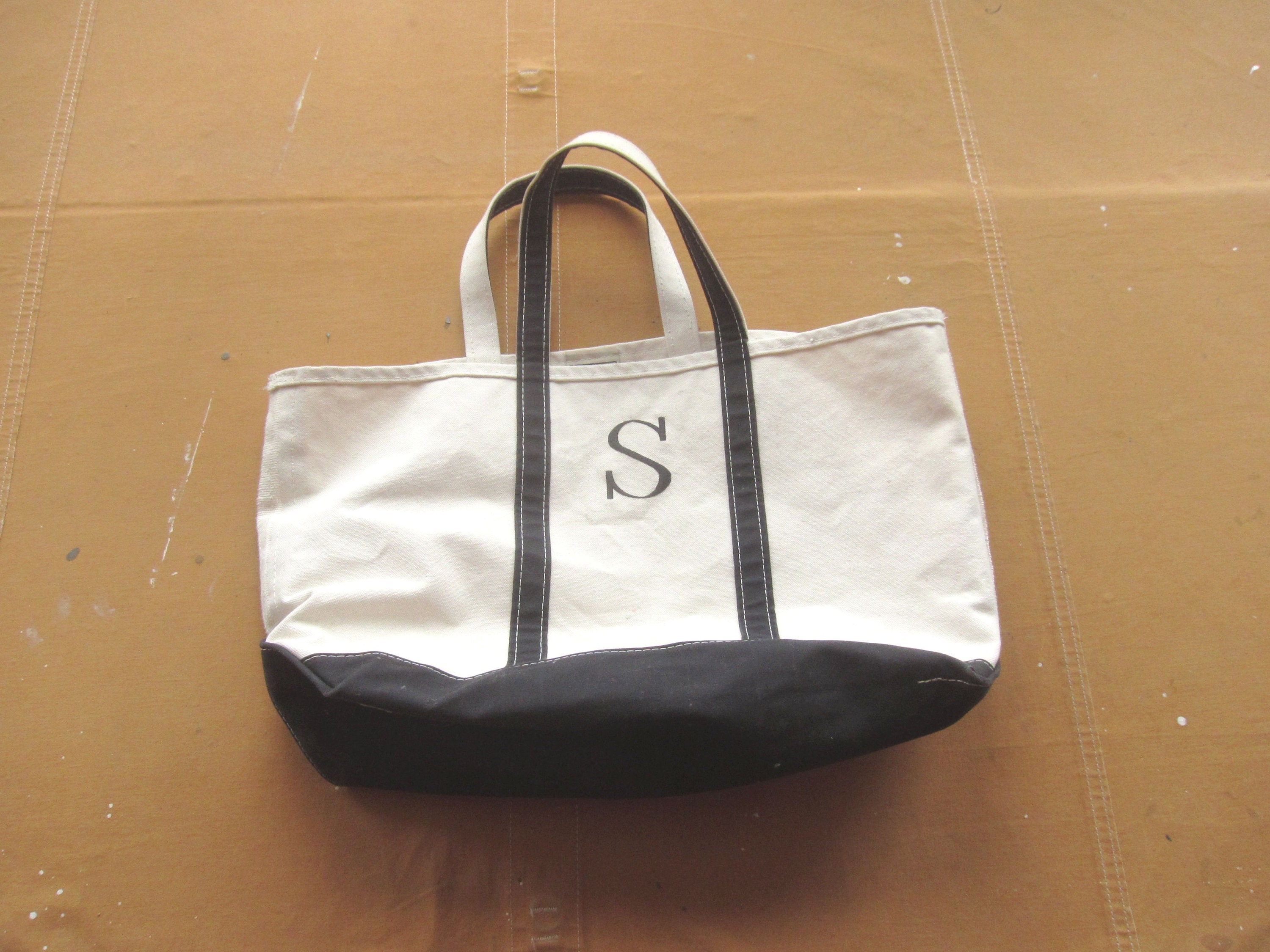 llbean tote monogram