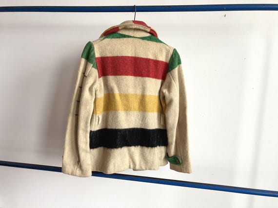 XS 30s Hudson's Bay Women's Wool Blanket Coat / P… - image 14