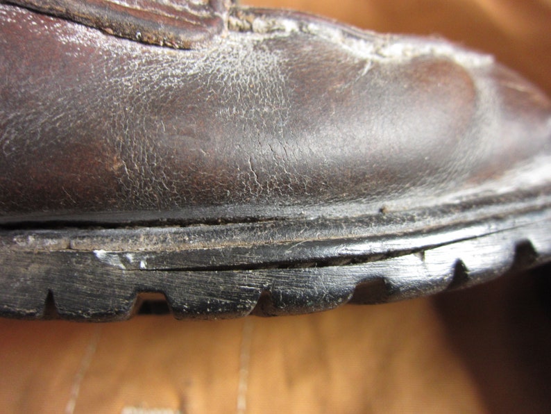 Black Lug Sole Size Men/'s 8.5 Women/'s 9.5 10 70s Red Wing Irish Setter Work Boots Moc Toe Brown Narrow A Width 9 9.5 Ankle Boots