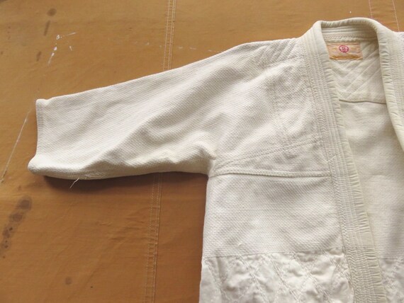 Judo Robe Small / Medium 70s Cotton Judo Gi Coat / White Cotton… - Gem