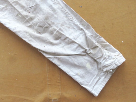 36 x 30 Dickies Painter's Pants / White Cotton Ca… - image 3