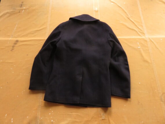 XS 40s / 50s US Coast Guard Peacoat / Corduroy Pockets