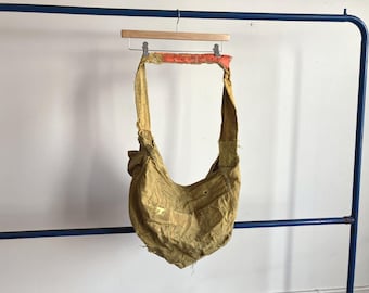 Vintage Newspaper Bag, Newsboy Bag, 1970s Newspaper Bag, Shoulder