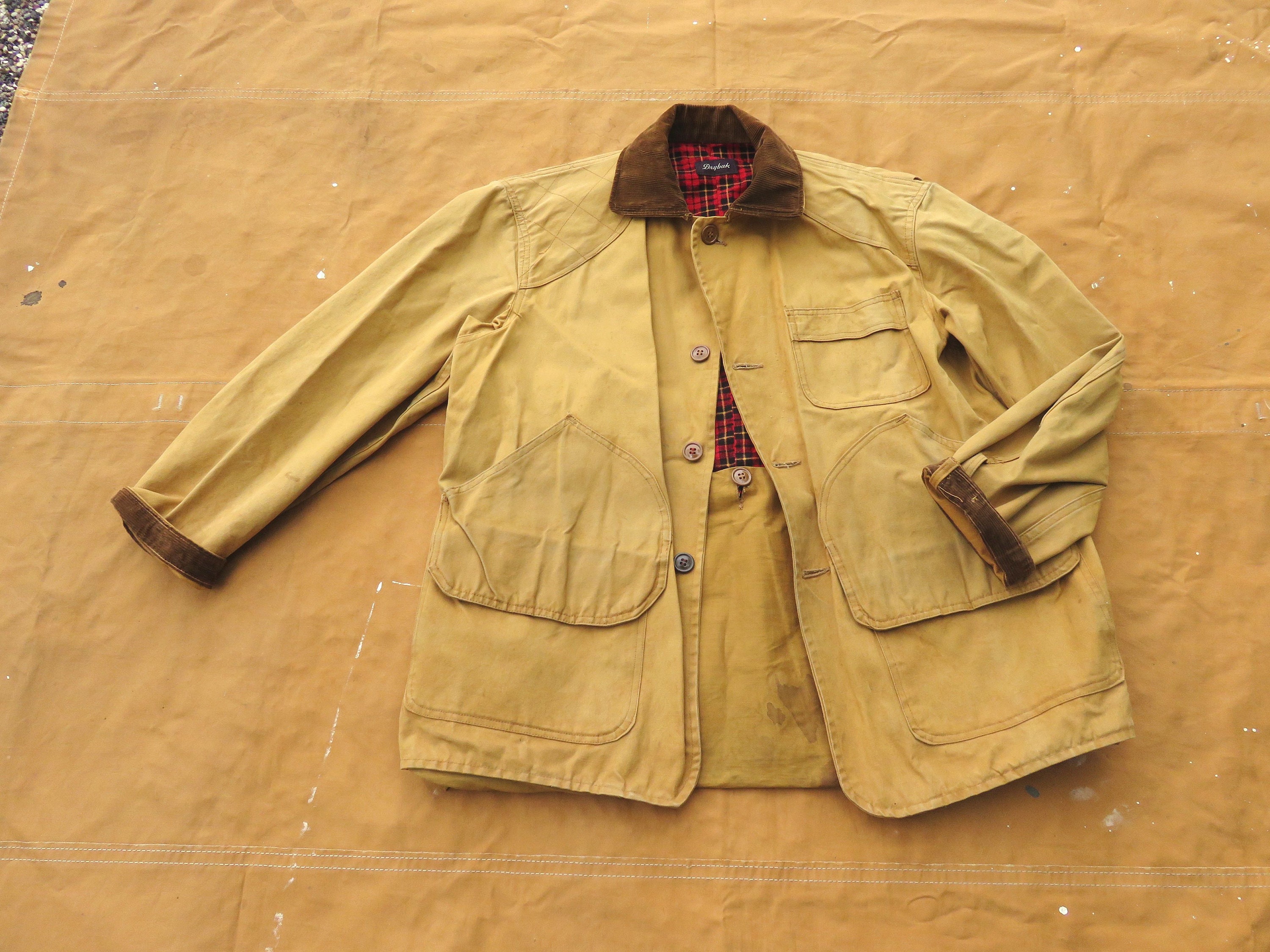 vintage Wool Jacket Drybak Hunting JK