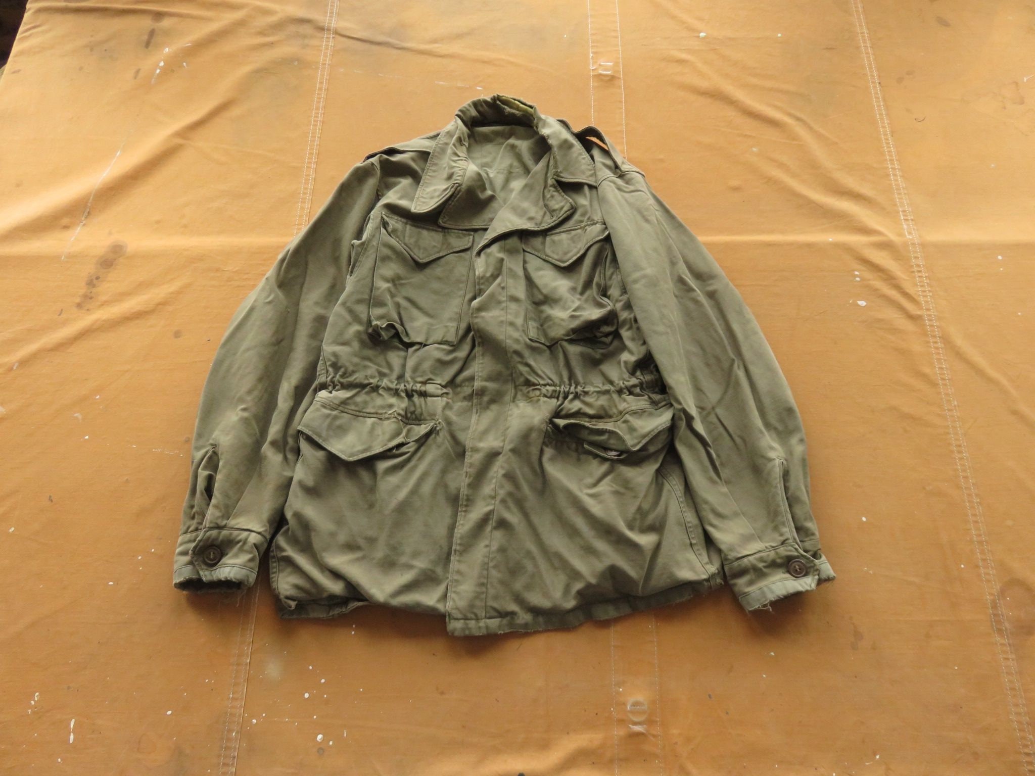 40s　m-43hat jacket Halfdays | Lawrence Jacket Shiny Ripstop
