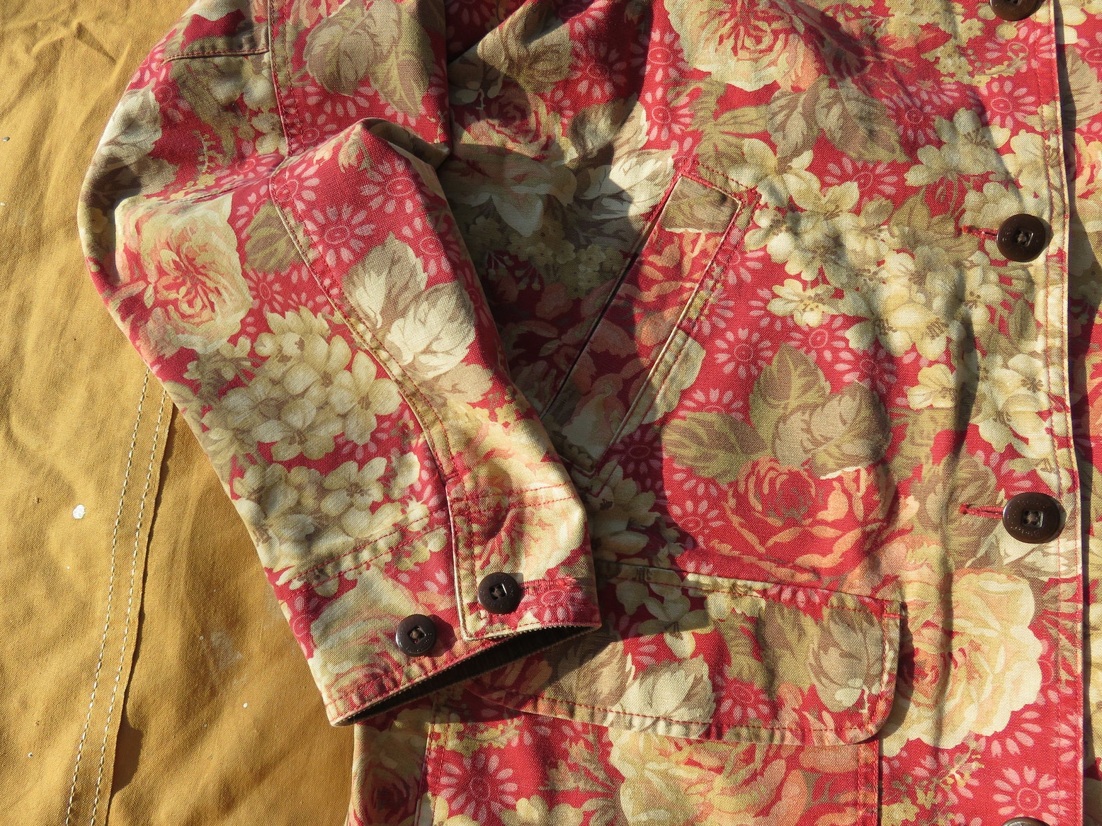 ll bean floral jacket