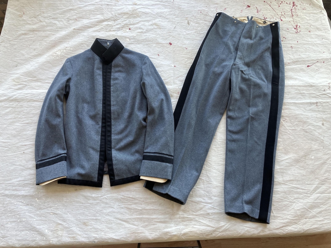 west point dress grey uniform Small 20s Cadet / US Army Military Formal Wool Coat Jacket 1920s Tunic Western Prom dresses