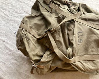ヴィンテージ 40年代 米軍フレームバックパック / キャンバスグリーン