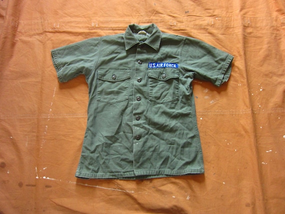 Medium 60s US Army OG-107 Field Shirt / Short Slee