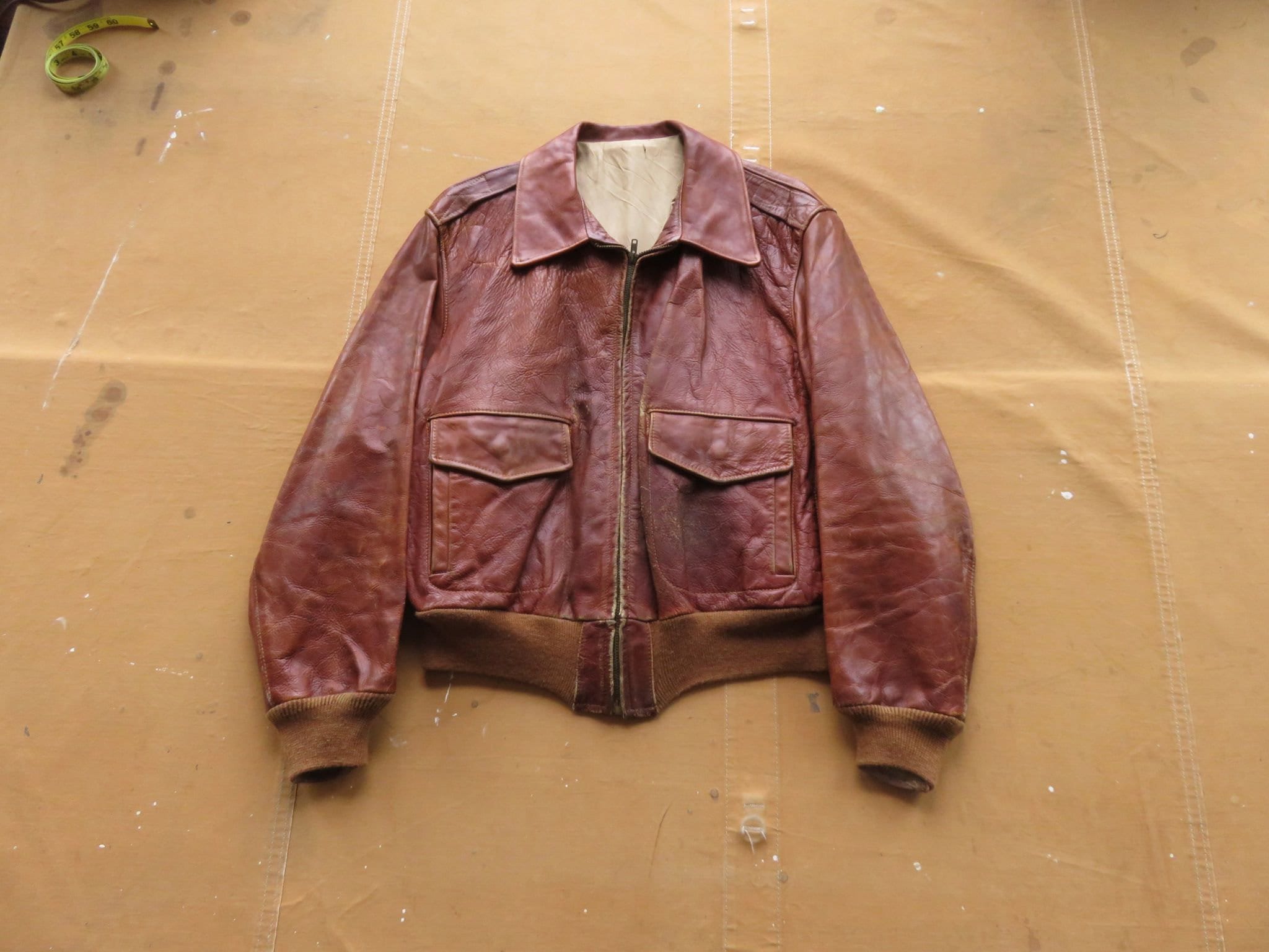 Vintage Men Leather Jacket A2 - Etsy Vintage Men Leather Jacket A2 - Etsy