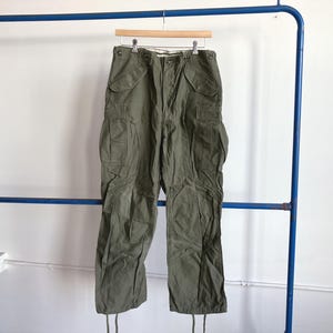 Medium Long 50s US Army M-51 Cargo Pants / Field Trousers Cotton