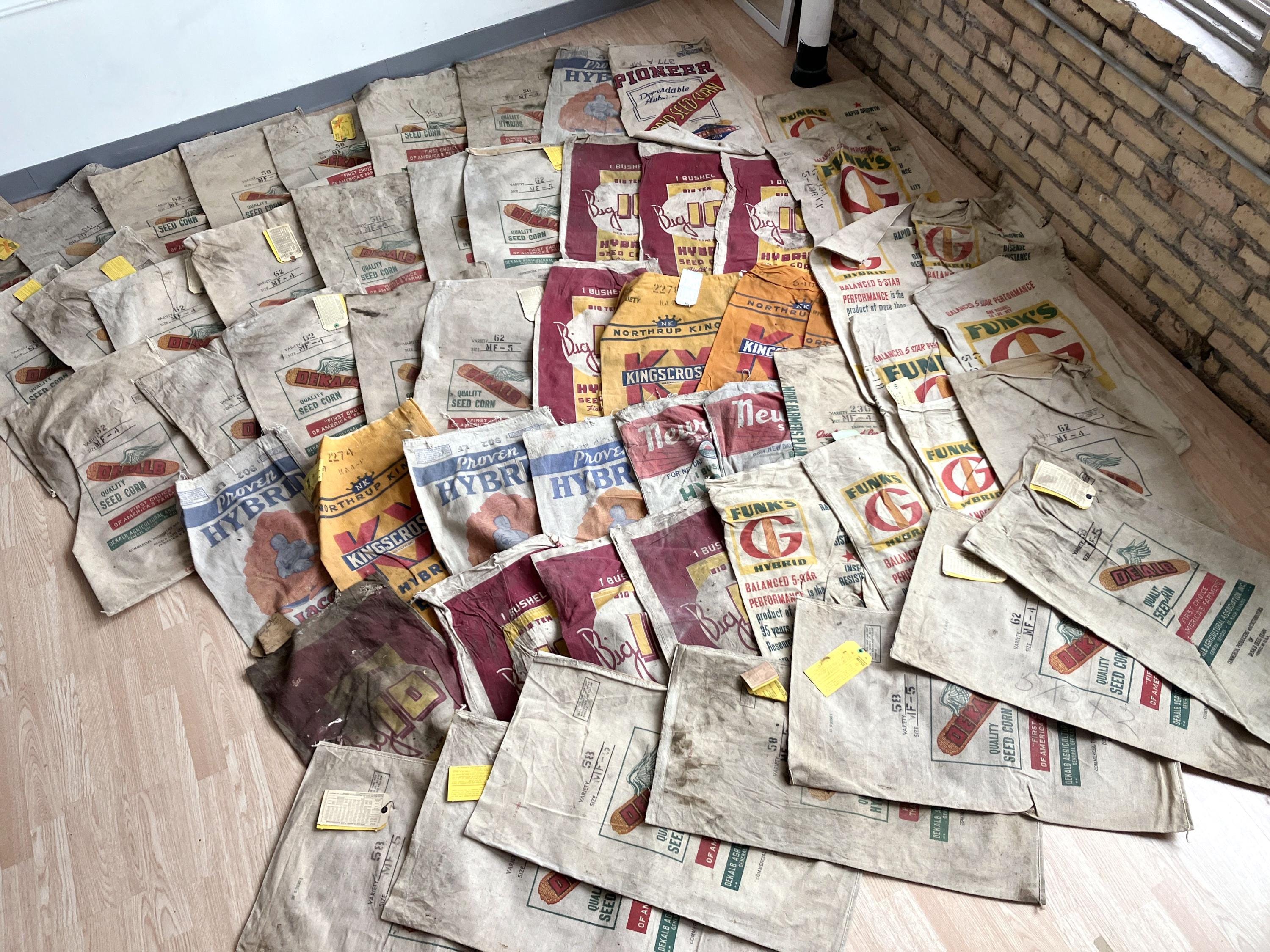 Vintage seed sack - Etsy 日本