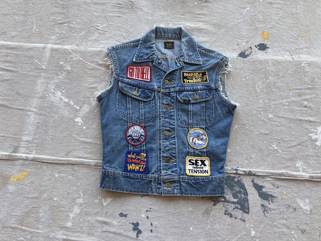 アメリ　VINTAGE VEST LAYERED DENIM JACKET アメリ VINTAGE VEST LAYERED DENIM JACKET