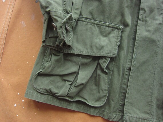 Small / Medium 60s US Army Poplin Cotton Jungle J… - image 7