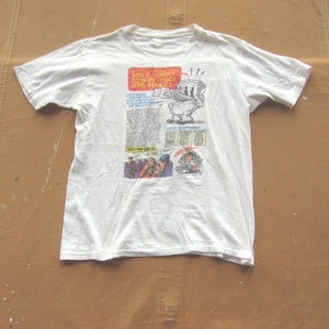 Small 80s R. Crumb Tommy Toilet T-shirt / Last Gasp San Francisco, 1980s, Underground Comix Cartoons