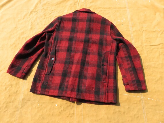 Large 40s / 50s Sears Fieldmaster Mackinaw Jacket… - image 8